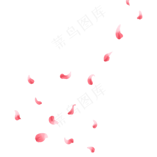 粉色中国风的玫瑰花瓣