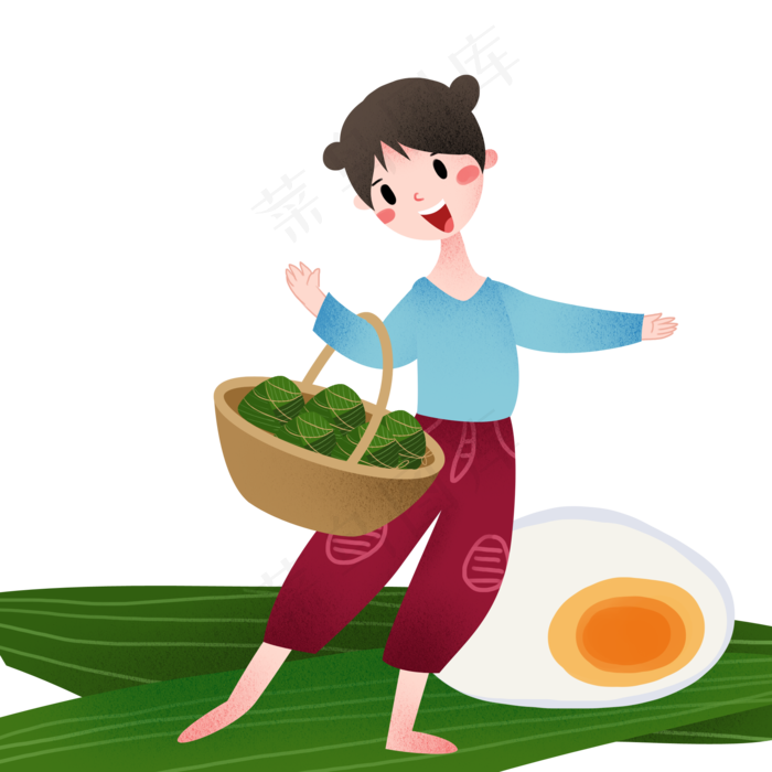 端午节美食粽子(2000X2000(DPI:299))psd模版下载