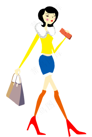 618购物节购物女生