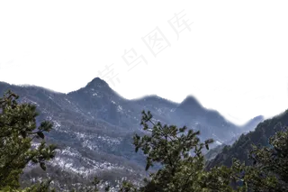 陡峭风景秀丽的山峰