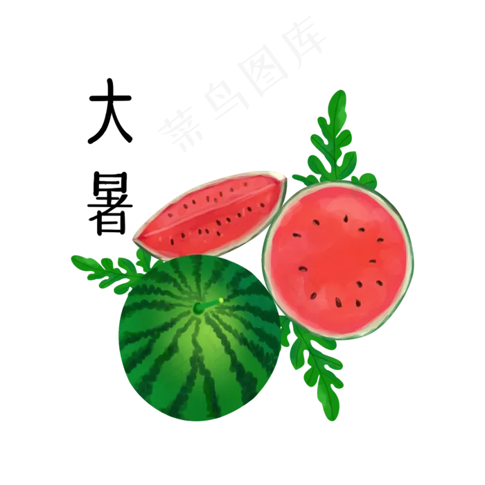 24节气大暑(2000X2000(DPI:300))psd模版下载
