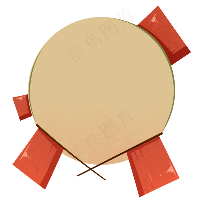 建党节红旗边框(2000X2000(DPI:299))psd模版下载