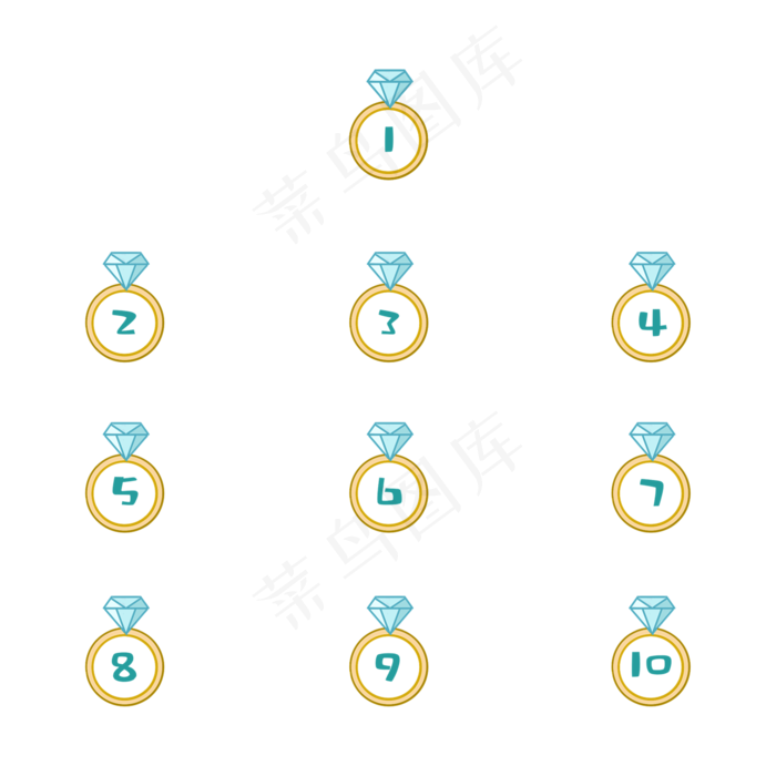 情人节钻戒公众号分隔符(2328X2328(DPI:299))psd模版下载