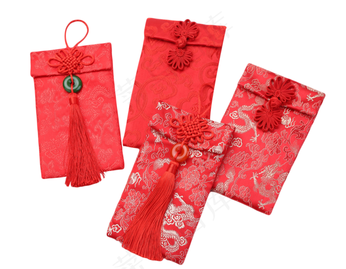 中国风红包,免抠元素