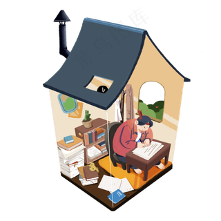 高考加油温书努力冲刺必胜PNG