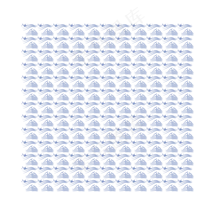 古典传统中式浪花水纹底纹矢量元,免抠元素(1024*1369px 72 dpi )ai矢量模版下载
