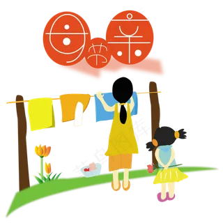 母亲节元素设计