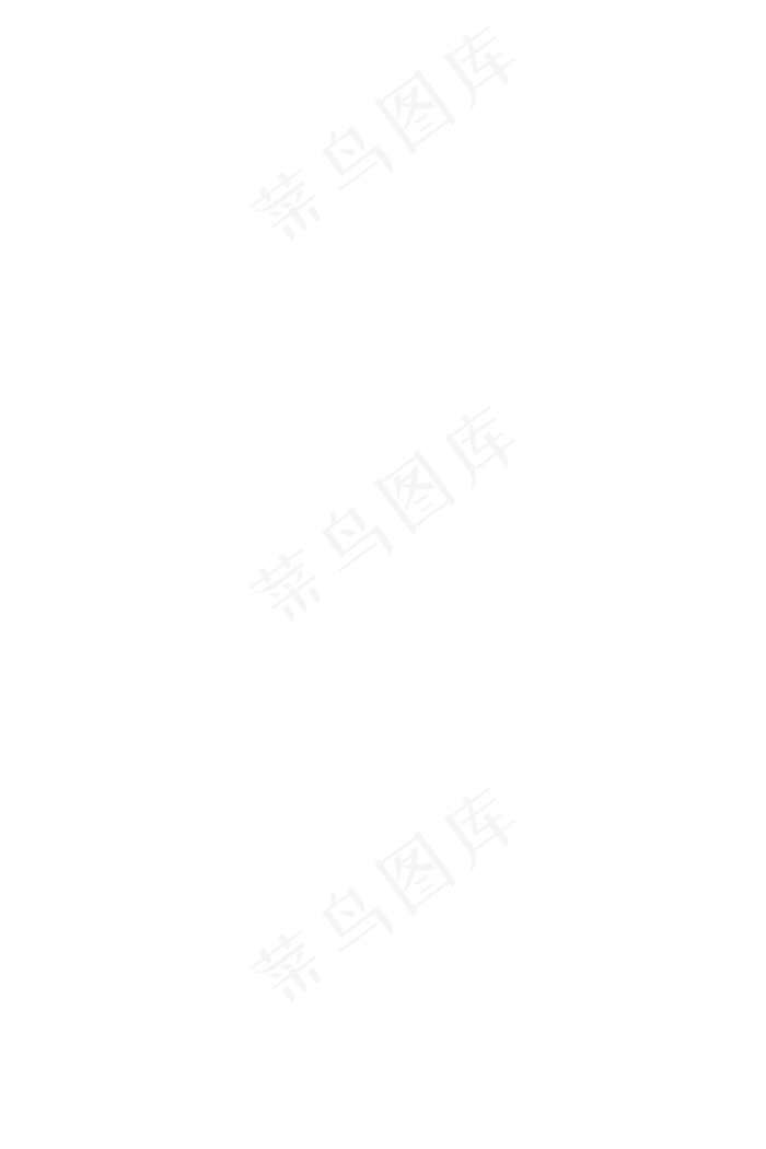 手绘白色的祥云插画