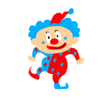 愚人节活跃的小丑,免抠元素