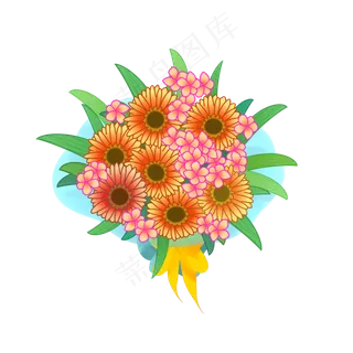 手捧花植物花朵