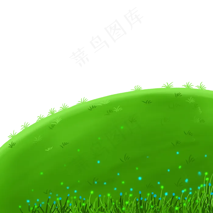 草地绿色植物小草(2000X2000(DPI:300))psd模版下载