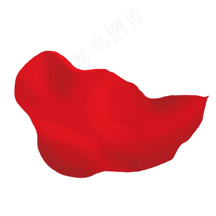 红色玫瑰花瓣卡通素材免费下载(2000X2000(DPI:300))psd模版下载