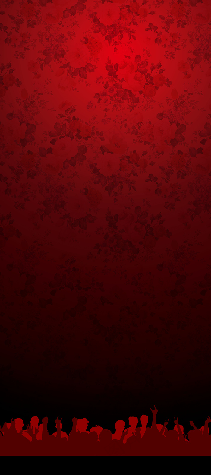 红色简洁招聘易拉宝X展架