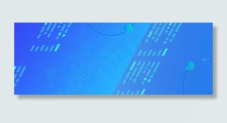 蓝色大气科技光线图形纹理banner