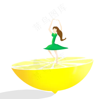 夏日柠檬女孩