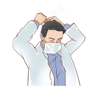 戴口罩肺炎疫情防护,免抠元素