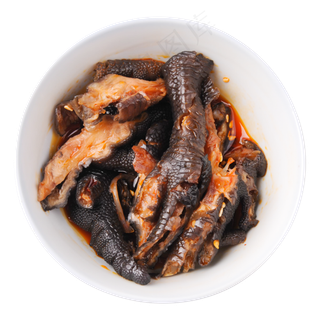 凉拌黑凤爪,免抠元素