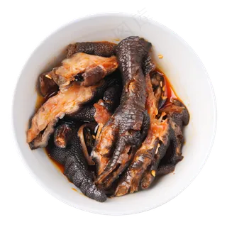 凉拌黑凤爪,免抠元素