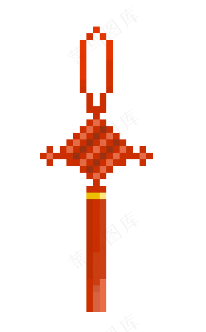 中国结像素画,免抠元素(2000X3226(DPI:300))psd模版下载