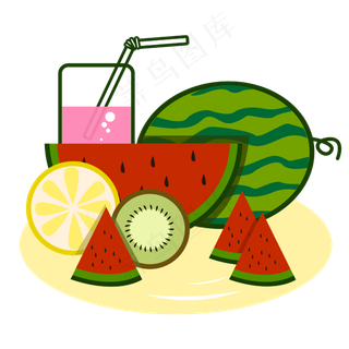 夏季清凉果品饮品