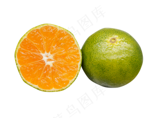 切开的半个橘子,免抠元素