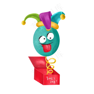 愚人节可爱笑脸道具