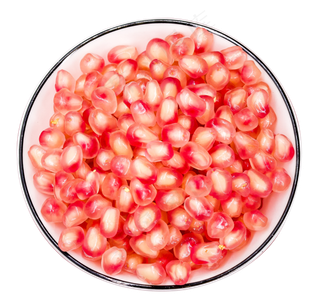 碟子里的石榴籽