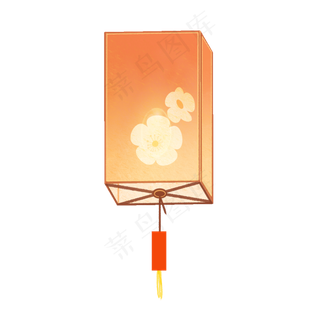 手绘中国风宫灯系列桃花源