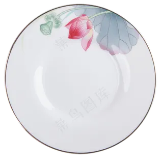 金边荷花圆盘 金边荷花圆盘