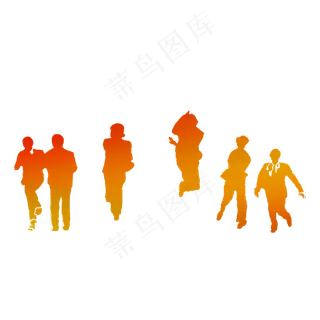 毕业季剪影温暖阳光