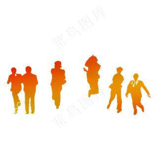 毕业季剪影温暖阳光