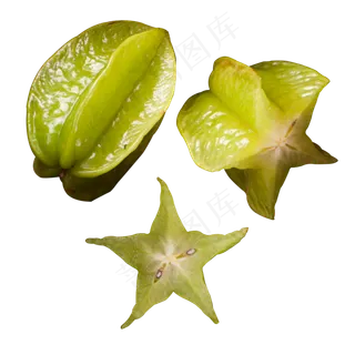 实拍果园果树水果杨桃