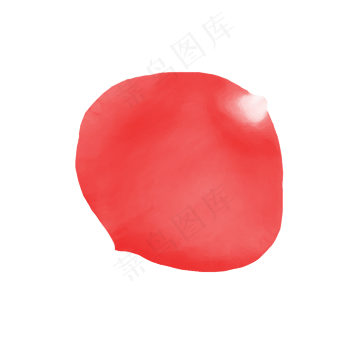 手绘玫瑰花瓣免抠图