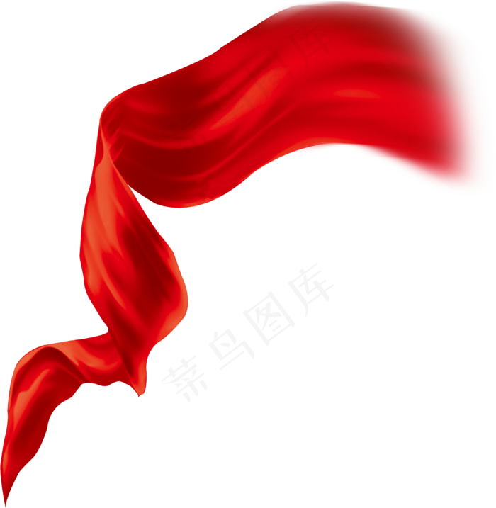 实物丝绸丝带装饰设计时尚,免抠元素