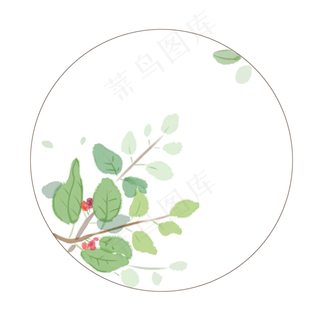 植物二十四节气小满,免抠元素