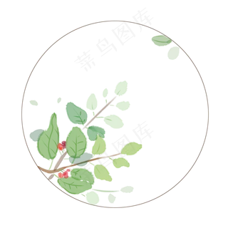 植物二十四节气小满,免抠元素