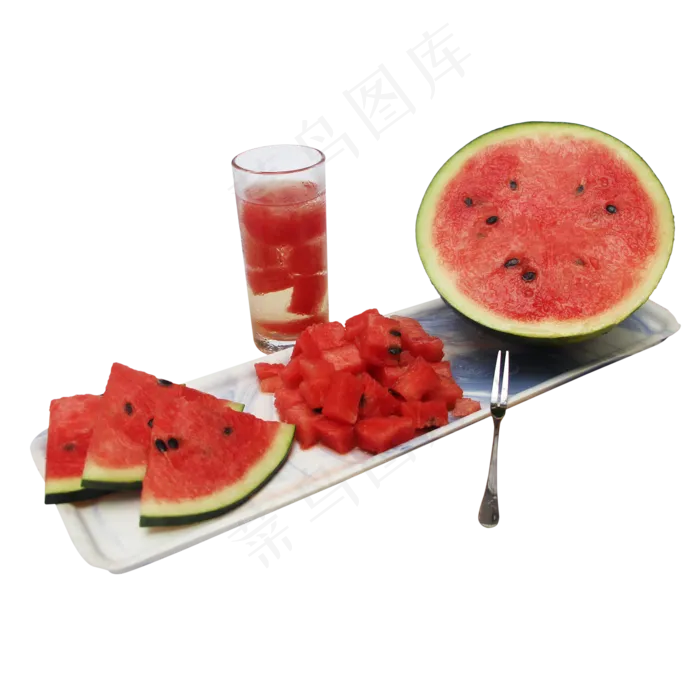 夏日水果西瓜果汁西瓜汁(2333*2333px 300 dpi )