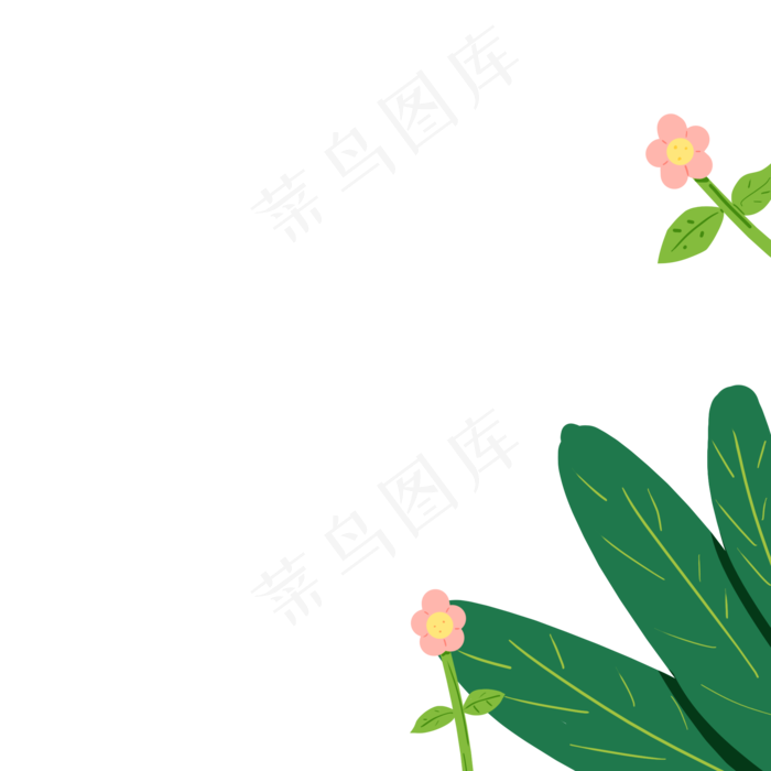 春天植物(2000X2000(DPI:300))psd模版下载