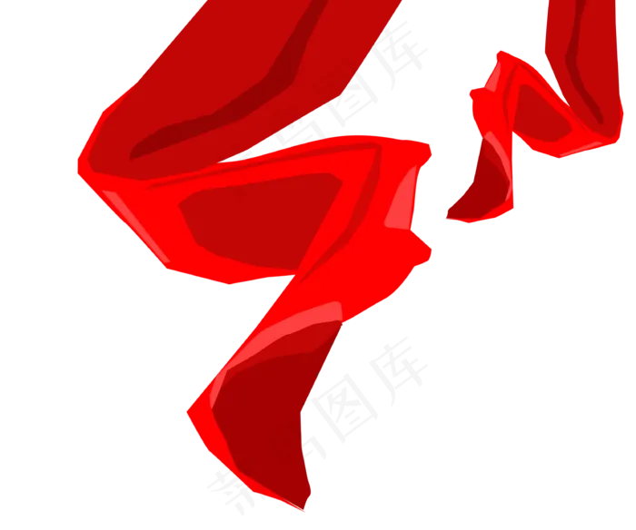 红色绸缎(3344X2792(DPI:300))psd模版下载
