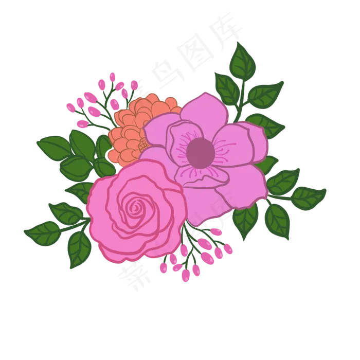 春天娇艳鲜花
