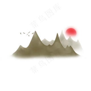中国风水墨山 中国风水墨山