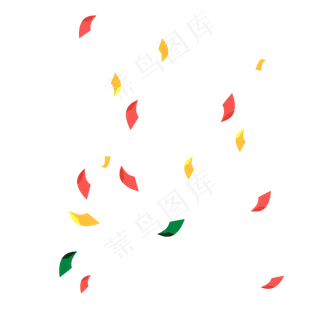 碎纸片元素,免抠元素