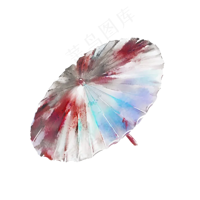 水墨唯美水彩油纸伞PNG折伞雨季黄,免抠元素(2500X2500(DPI:300))psd模版下载