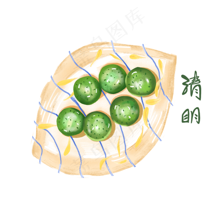 清明风物食物青团美味农历节气P