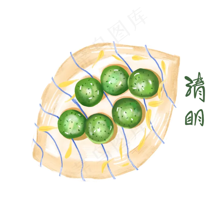 清明风物食物青团美味农历节气P