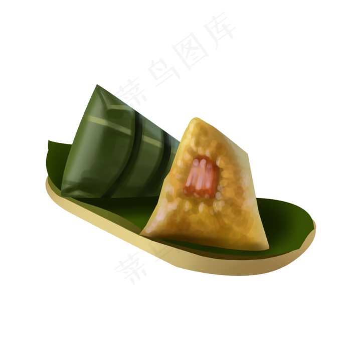 绿色的粽子