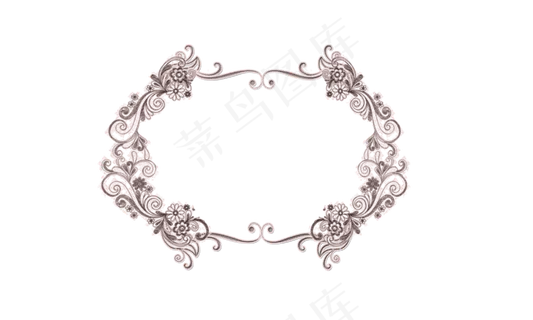 花边花纹边框创意设计素材,免抠元素