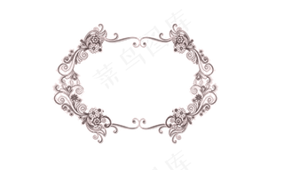 花边花纹边框创意设计素材,免抠元素
