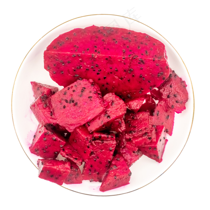 切块水果火龙果