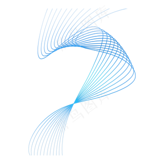 扭曲波浪线,免抠元素